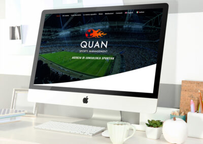 Sito web Quan Sports Management