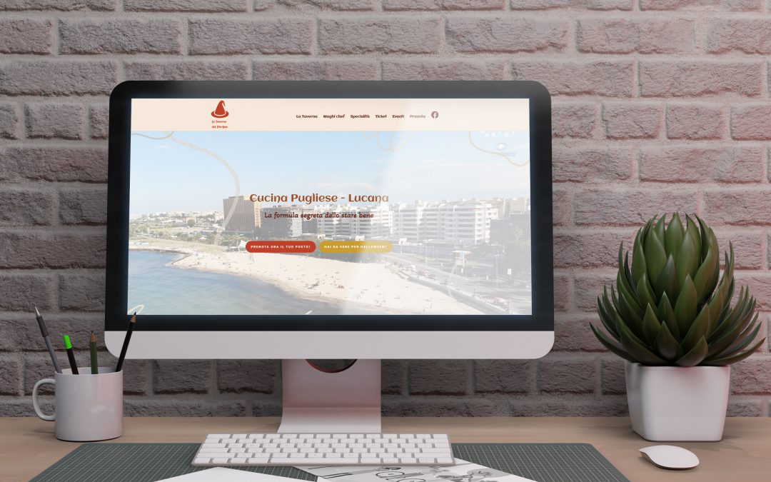 Landing Page La Taverna del Merlino